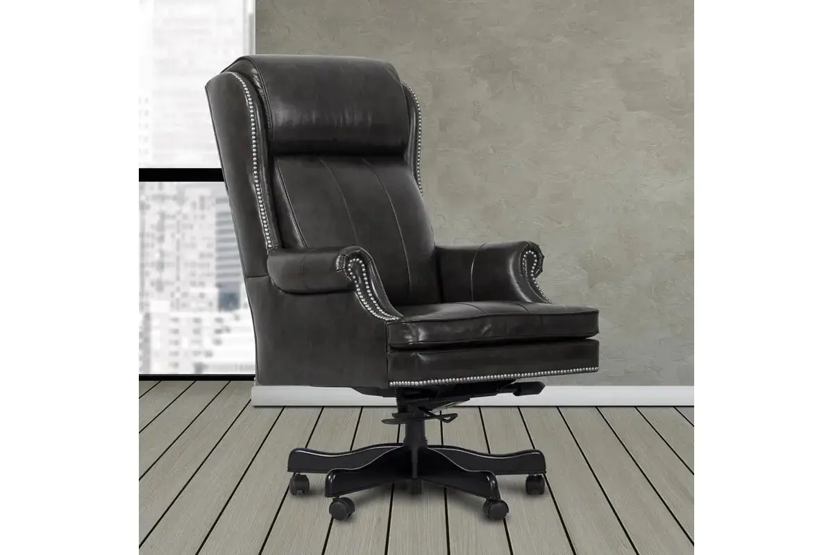 Leather Office Desk Chair - Image 6