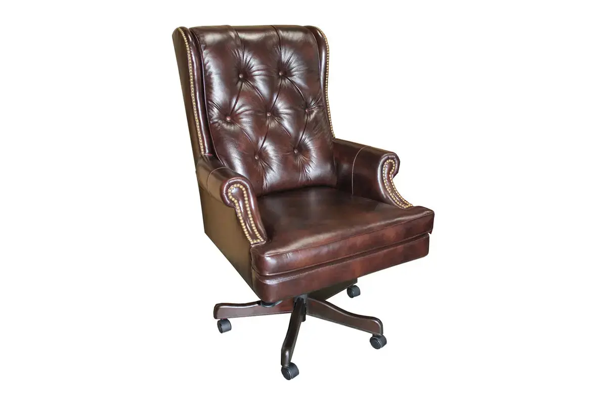 Leather Office Desk Chair - Image 7