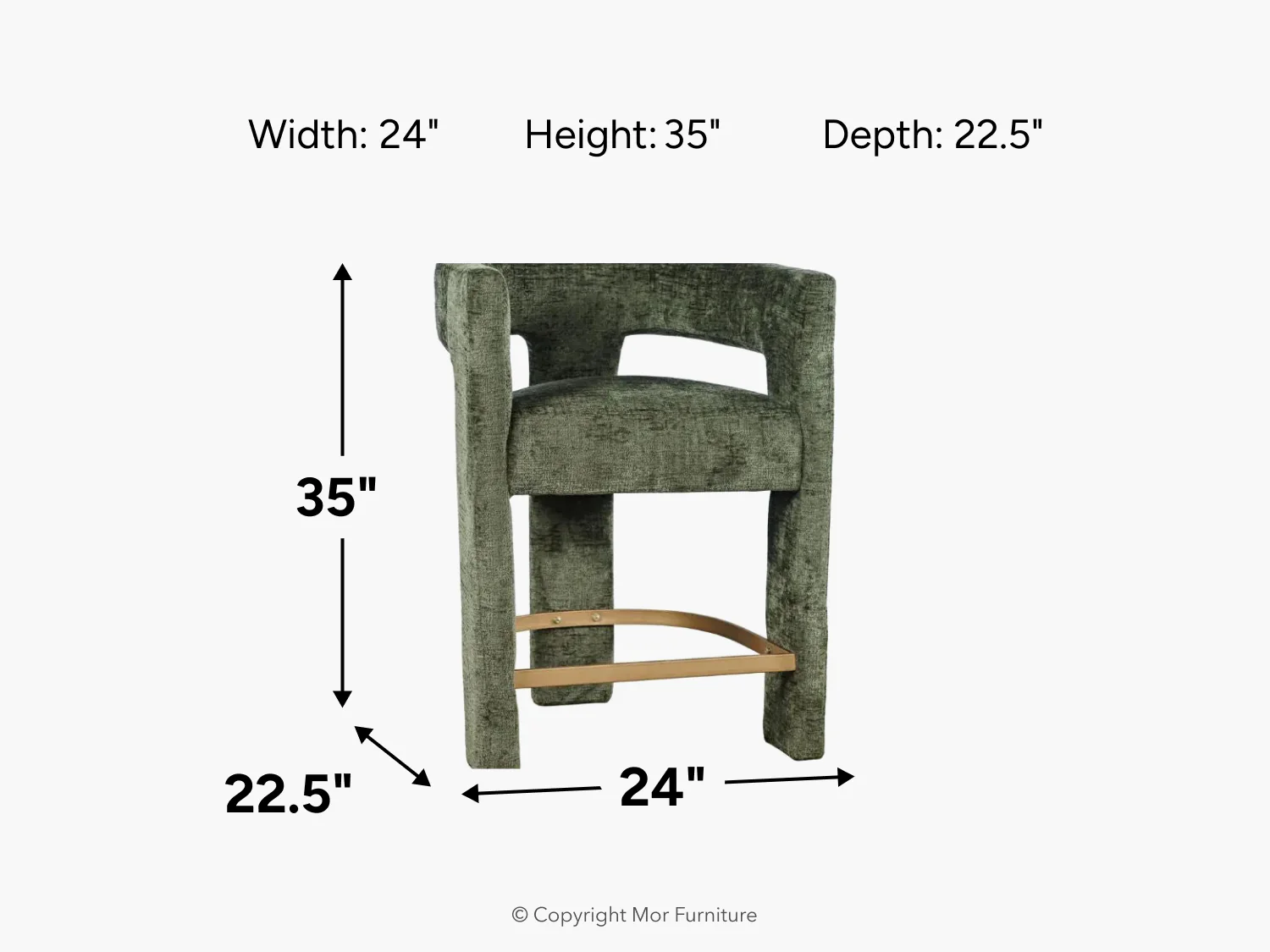 Leslie Counter Height Stool - Image 6