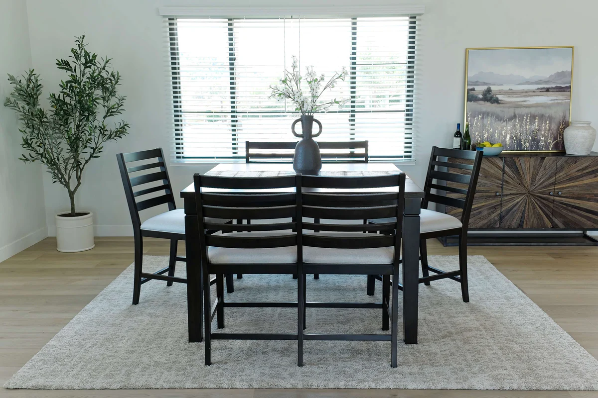 Lincoln Counter Height Dining Table & 4 Stools & Bench