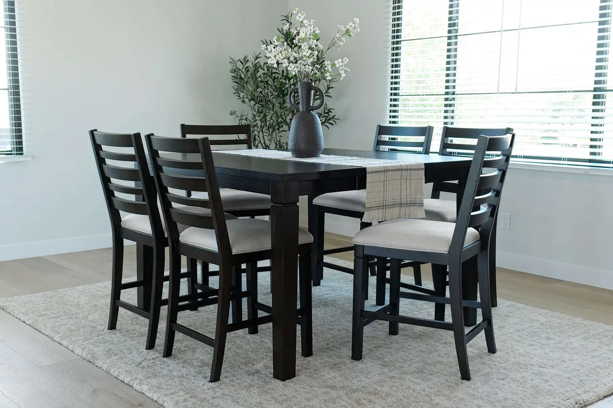 Lincoln Counter Height Dining Table & 6 Stools
