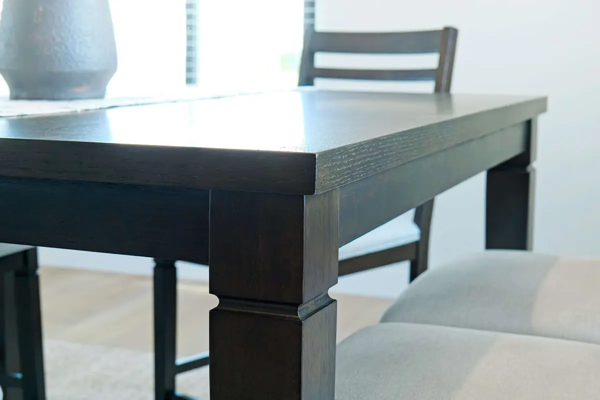 Lincoln Dining Table & 2 Side Chairs & 2 Arm Chairs & Bench - Image 3