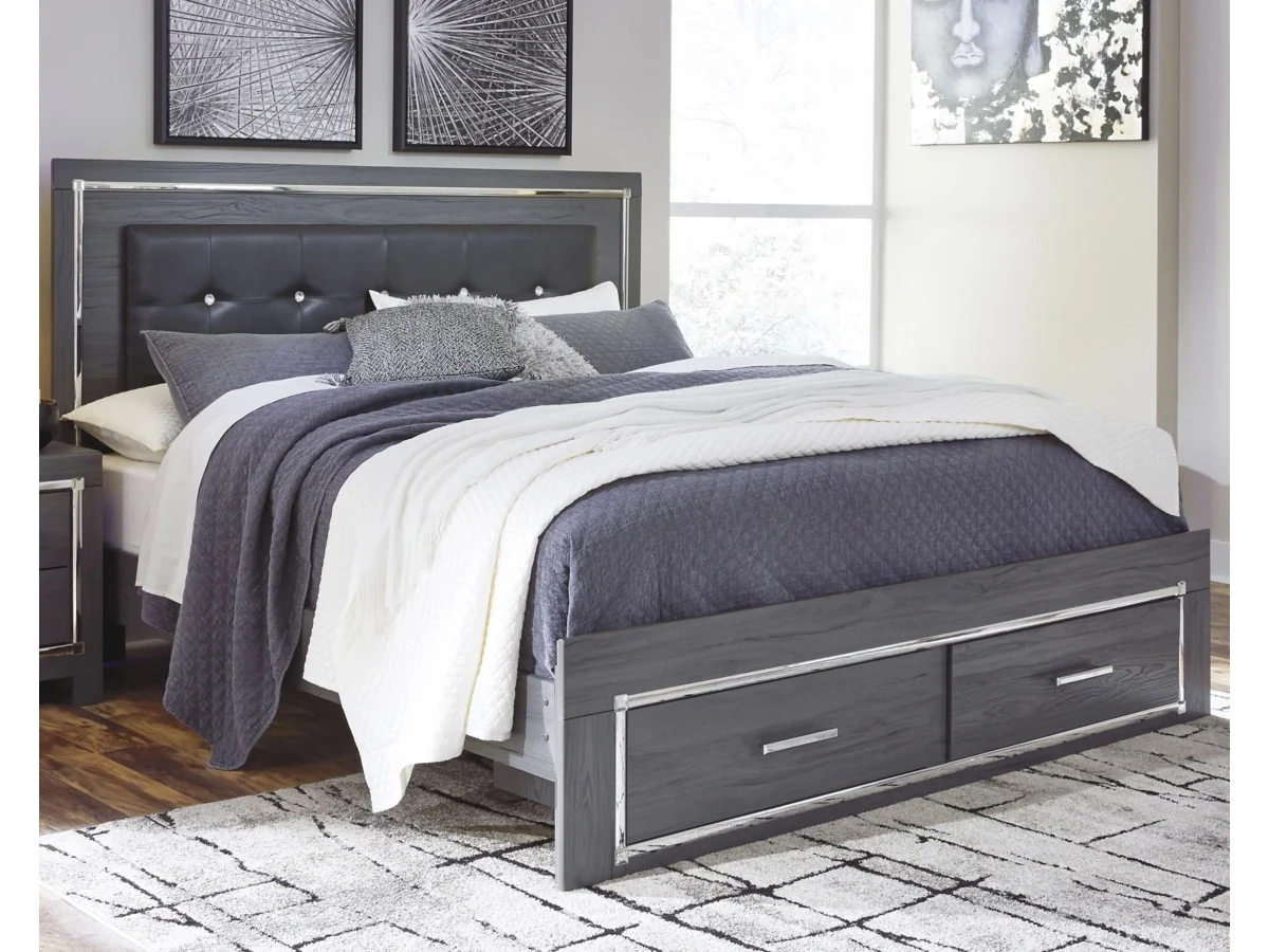 Lodanna Panel Bed With Storage & Dresser & Mirror & Nightstand - Image 2