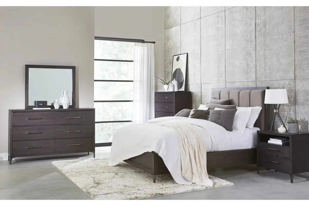 Lucerne Upholstered Panel Bed - Image 10