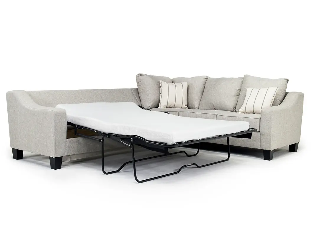 Lucy Queen Sleeper Tux Sectional With Mattress - Image 13