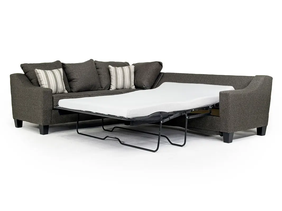 Lucy Queen Sleeper Tux Sectional With Mattress - Image 8
