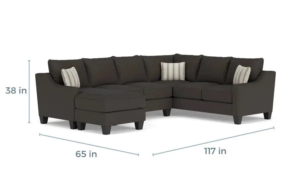 Lucy Tux Sofa Chaise Sectional - Image 22