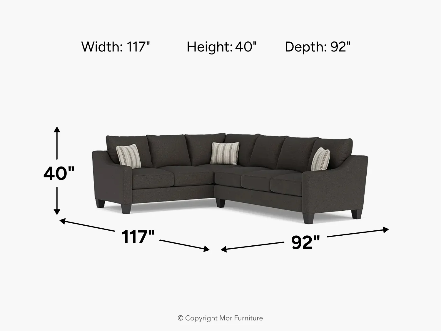 Lucy Tux Sofa Sectional - Image 3