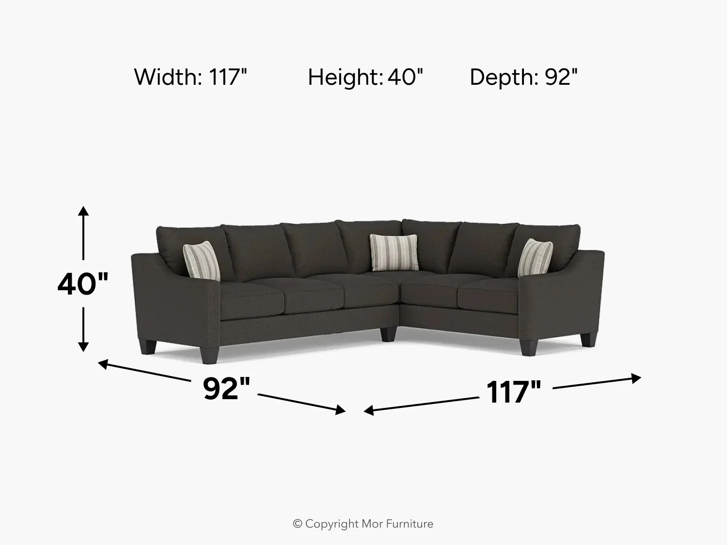 Lucy Tux Sofa Sectional - Image 6