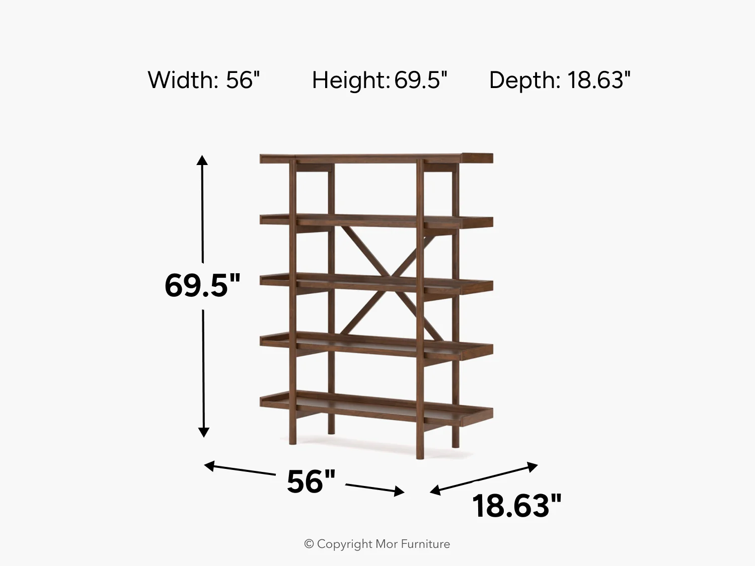Lyncott Bookcase - Image 8