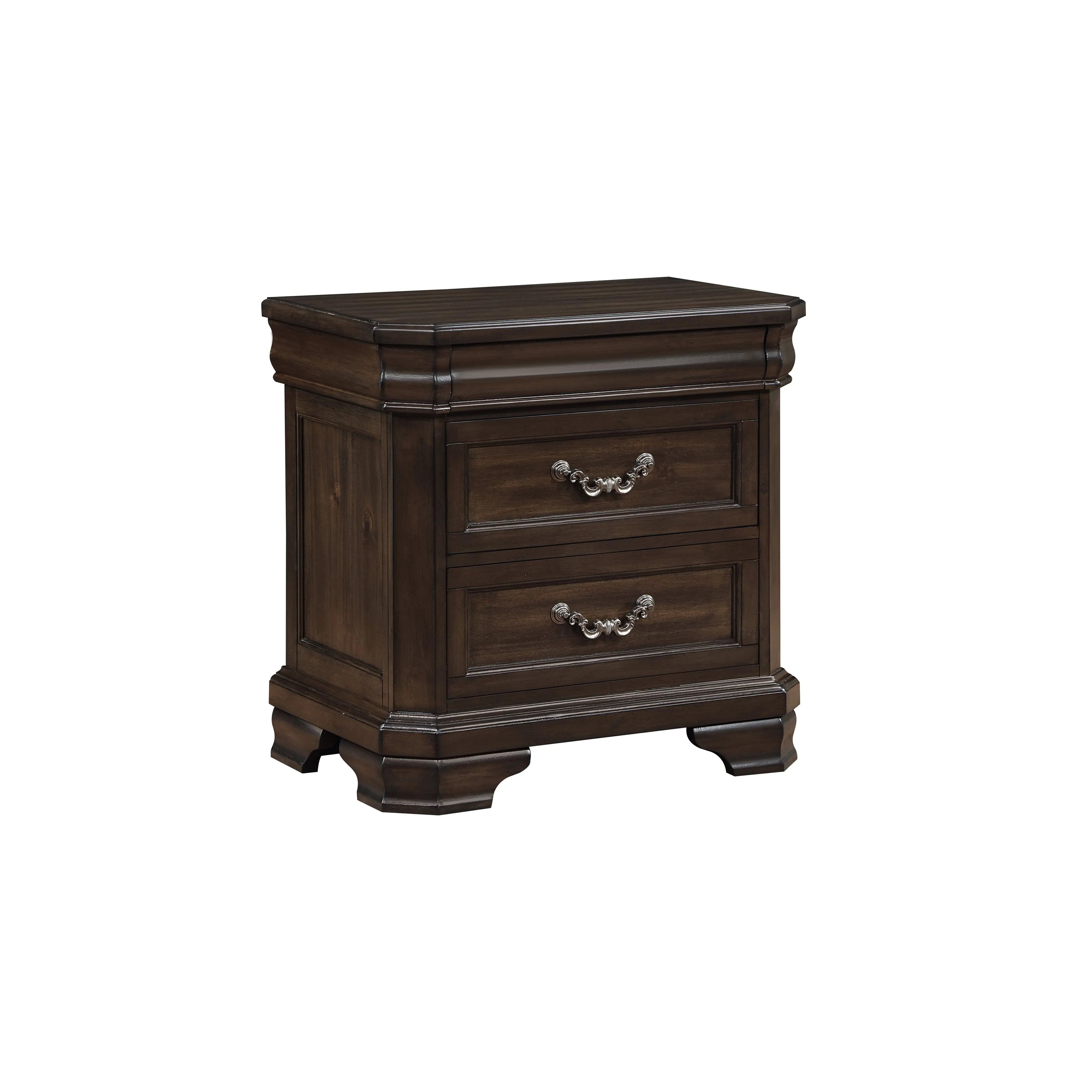 Lyndhurst Sleigh Bed With Storage & Dresser & Mirror & Nightstand - Image 41