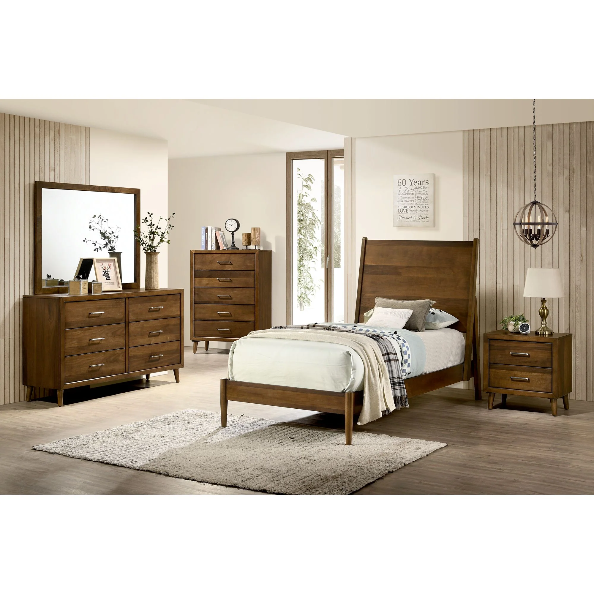 Malibu Panel Bed & Dresser & Mirror & Nightstand - Image 15