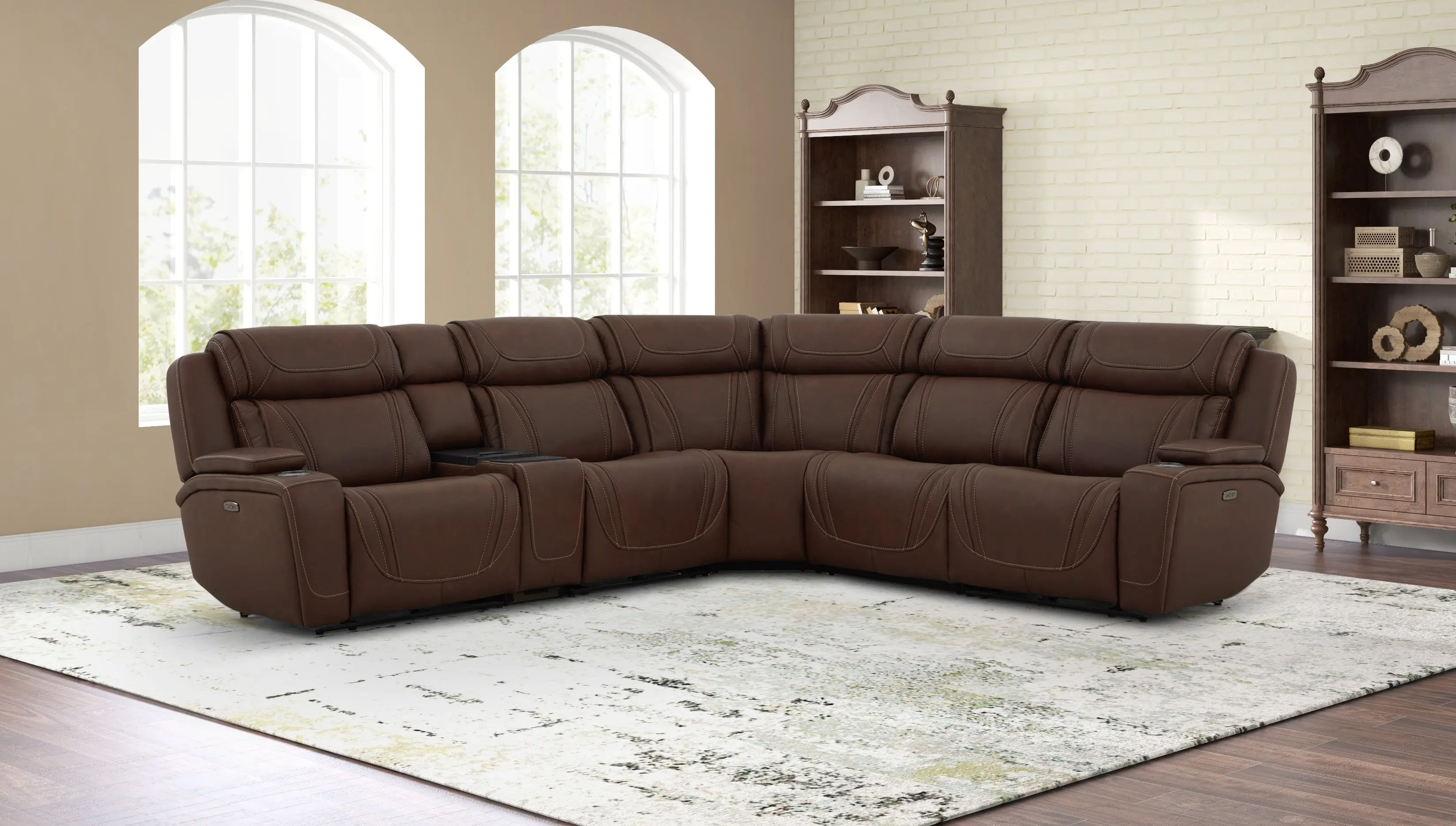 Max 6 Piece 2 Power Sectional - Image 16