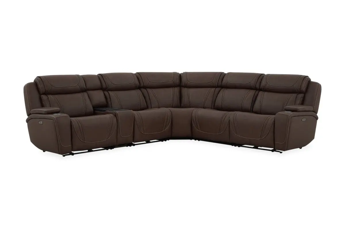 Max 6 Piece 2 Power Sectional - Image 17