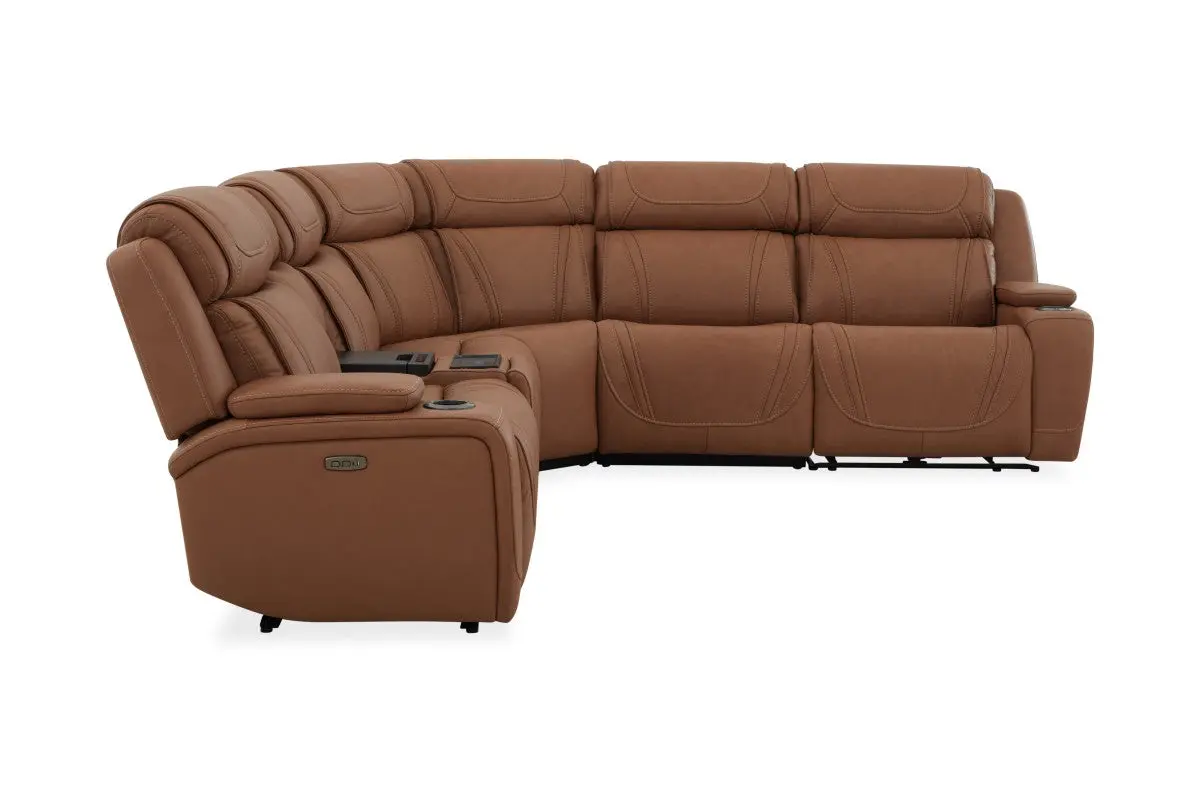 Max 6 Piece 2 Power Sectional - Image 51