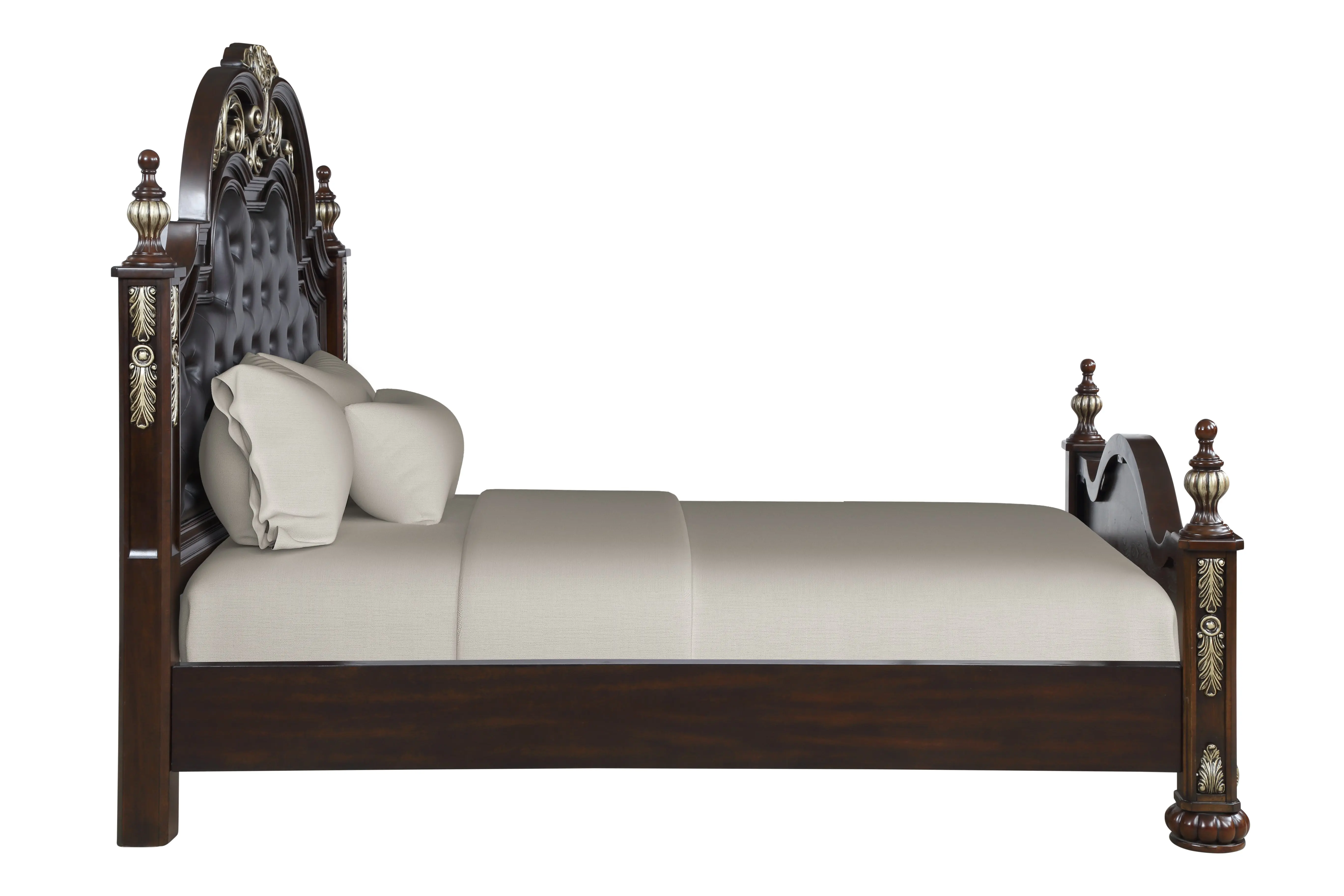 Maximus Upholstered Panel Bed - Image 3