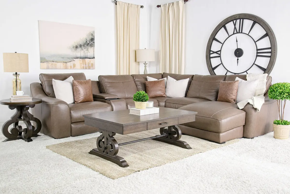 Mayflower Ls 6 Piece 2 Power Chaise Sectional - Image 14
