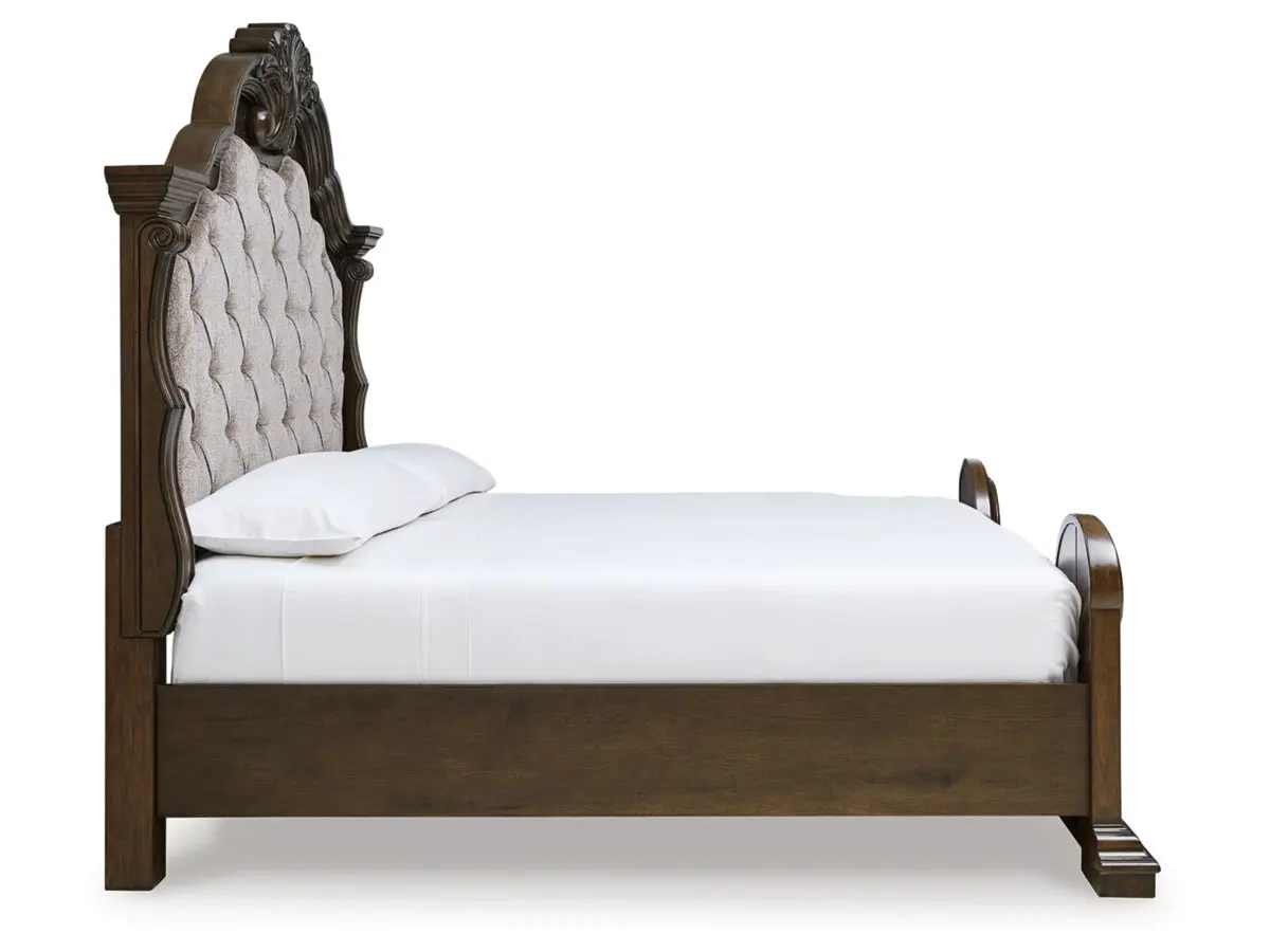 Maylee Upholstered Panel Bed - Image 13