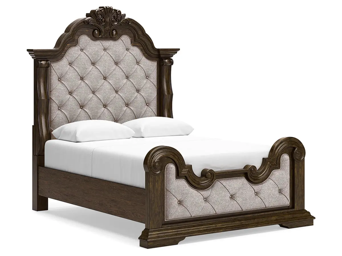 Maylee Upholstered Panel Bed - Image 2