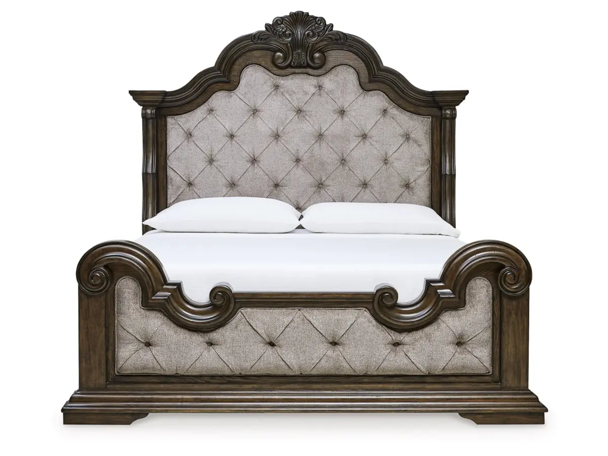 Maylee Upholstered Panel Bed - Image 20