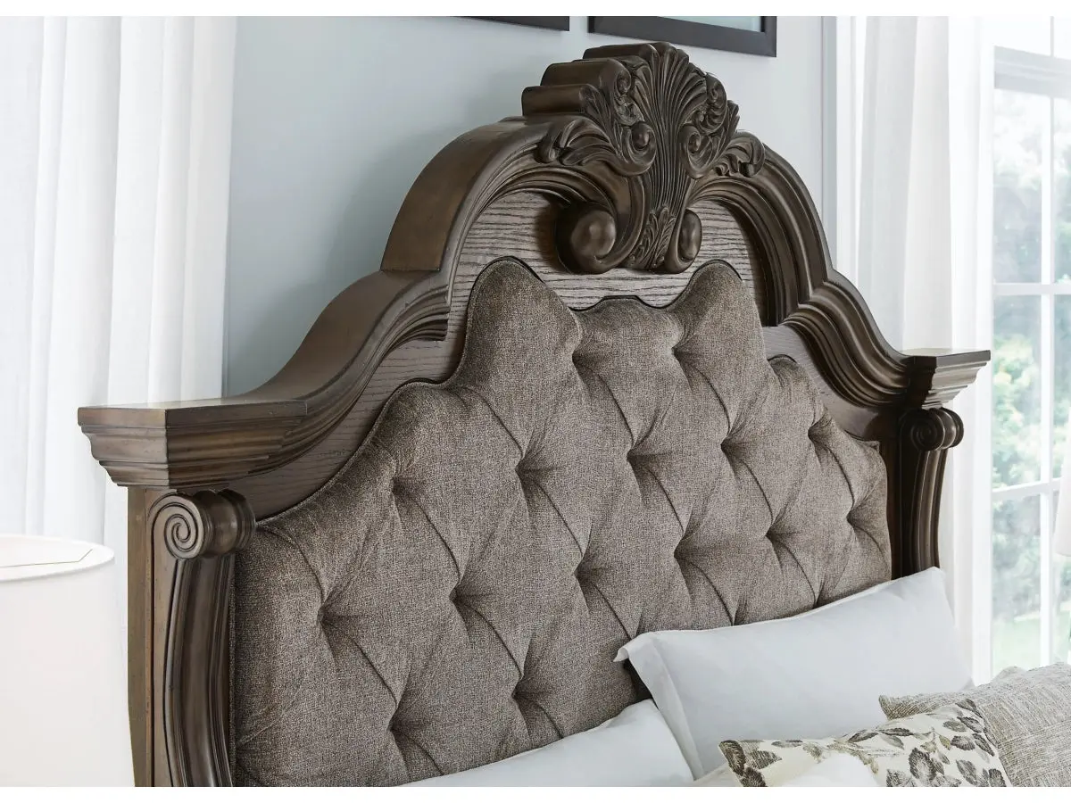 Maylee Upholstered Panel Bed - Image 24