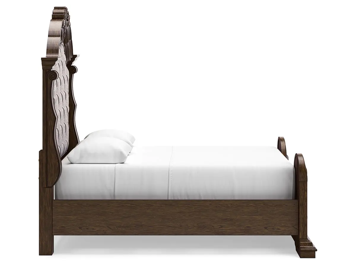 Maylee Upholstered Panel Bed - Image 3