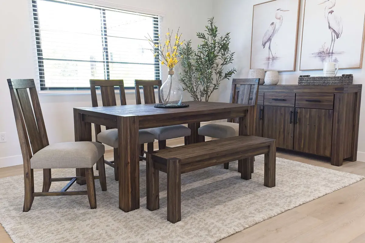 Meadow Dining Table & 4 Chairs & Bench - Image 11