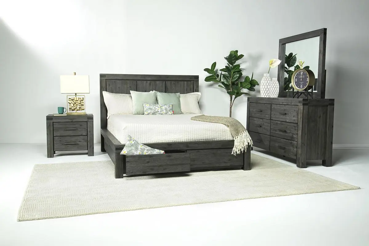 Meadow Panel Bed & Dresser & Mirror & Nightstand - Image 147