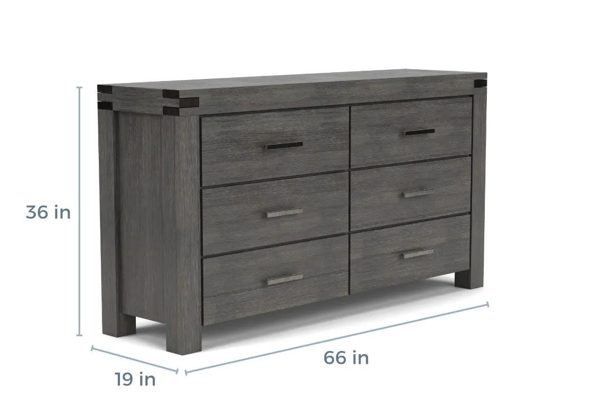 Meadow Panel Bed & Dresser & Mirror & Nightstand - Image 165