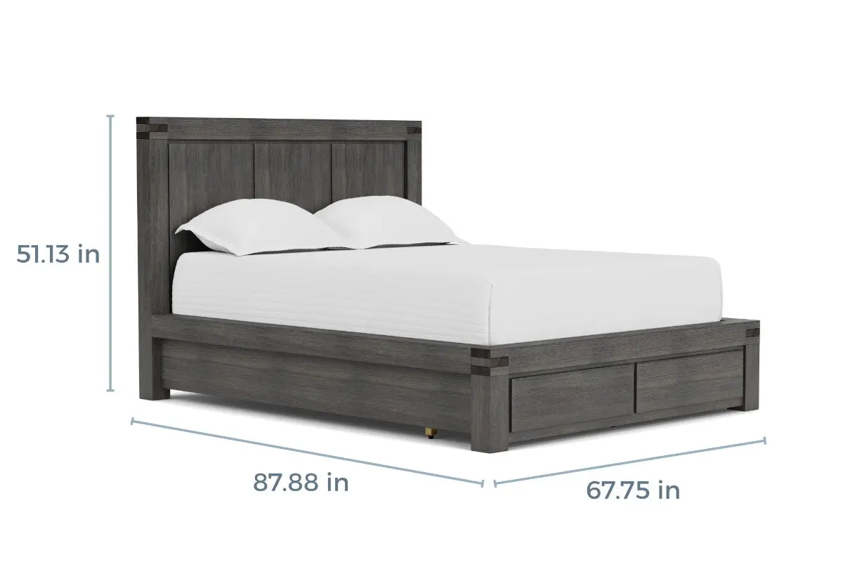 Meadow Panel Bed & Dresser & Mirror & Nightstand - Image 193