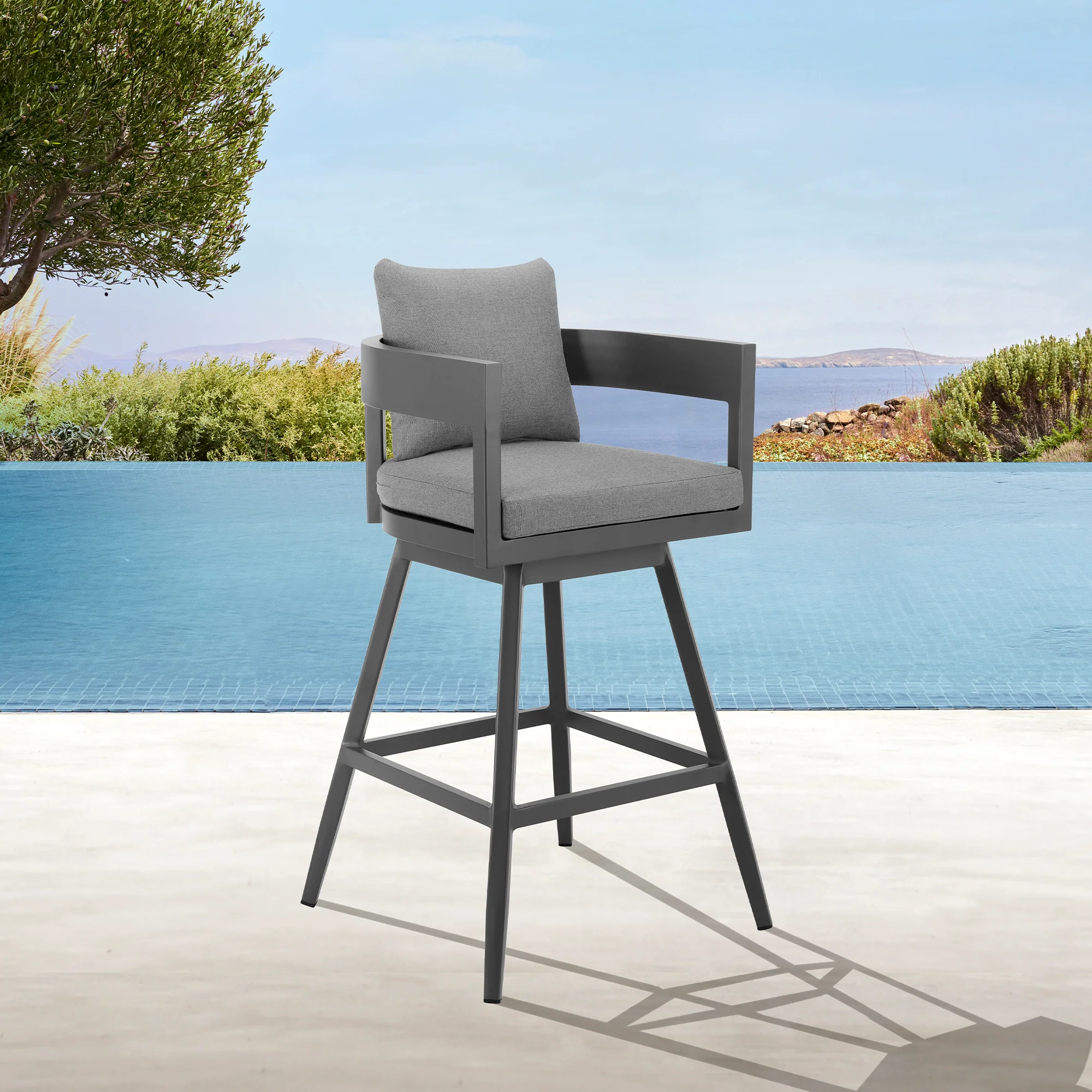 Menorca Outdoor Counter Height Stool - Image 3