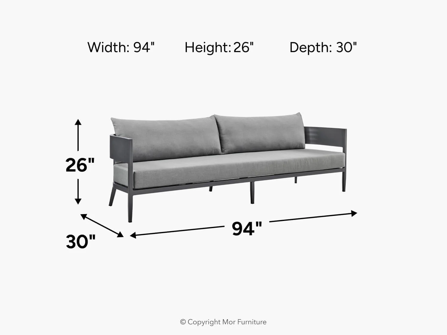 Menorca Outdoor Sofa - Image 5