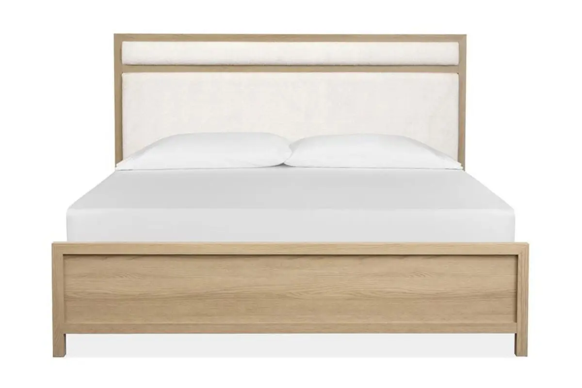 Merrifield Upholstered Bed & Dresser & Mirror & Nightstand - Image 23