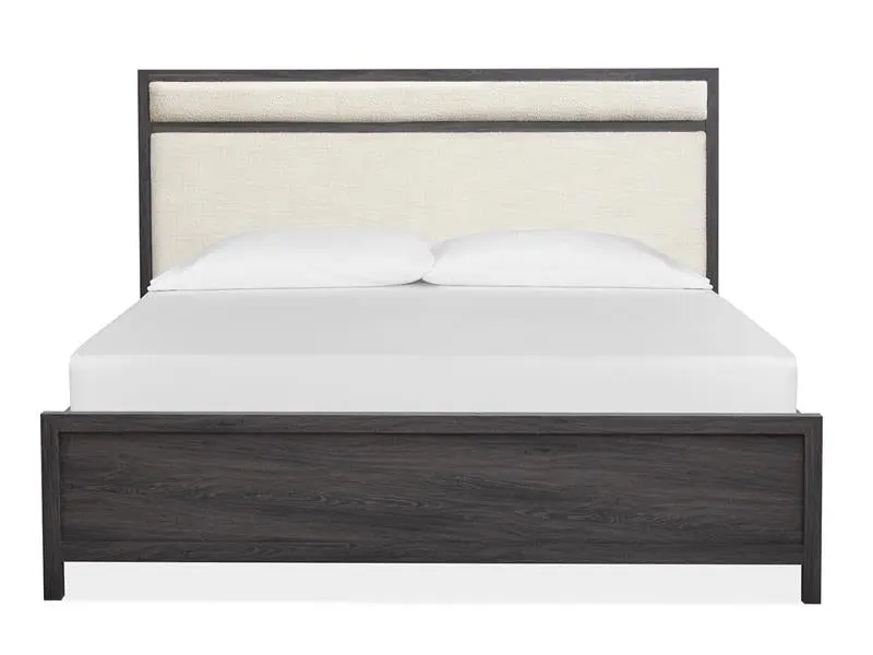 Merrifield Upholstered Bed & Dresser & Mirror & Nightstand - Image 59