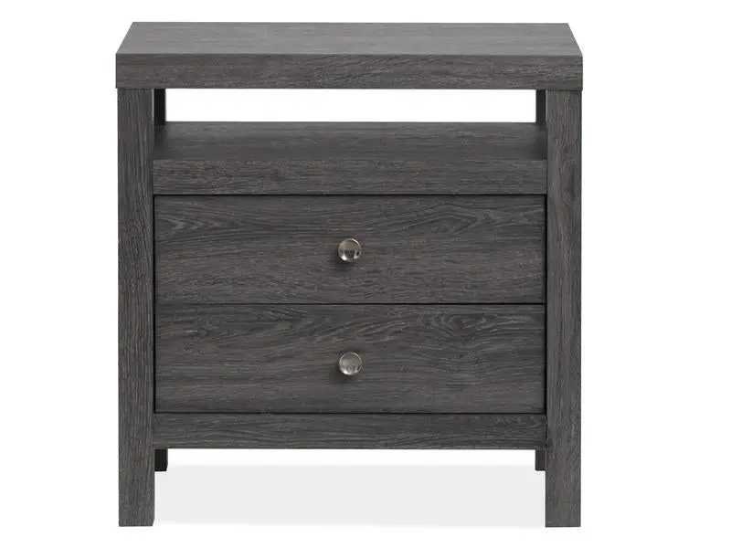 Merrifield Upholstered Bed & Dresser & Mirror & Nightstand - Image 67