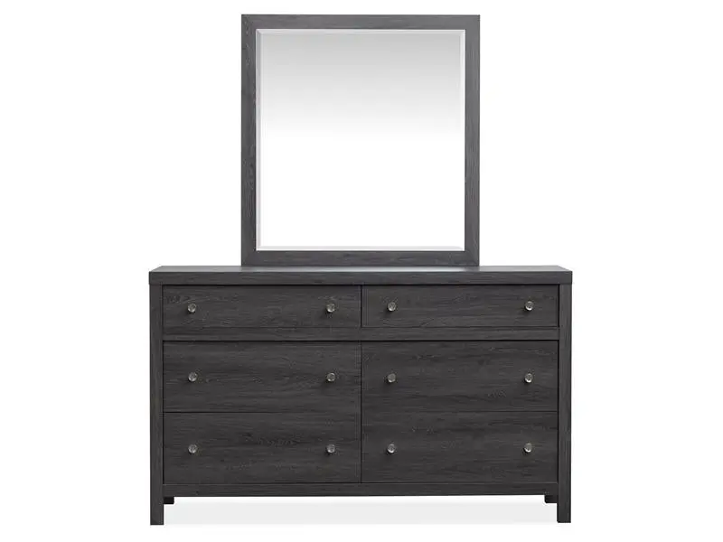 Merrifield Upholstered Bed & Dresser & Mirror & Nightstand - Image 76