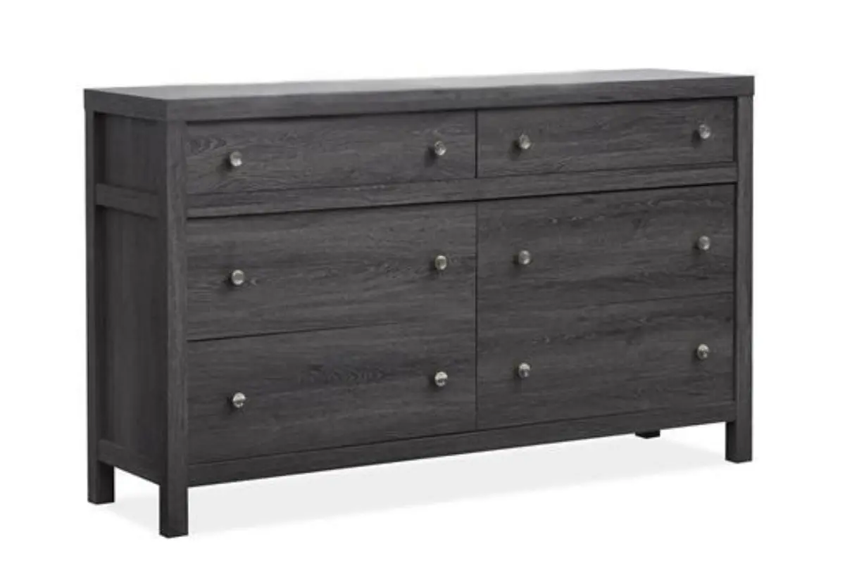 Merrifield Upholstered Bed & Dresser & Mirror & Nightstand - Image 85
