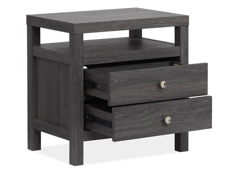 Merrifield Upholstered Bed & Dresser & Mirror & Nightstand - Image 90