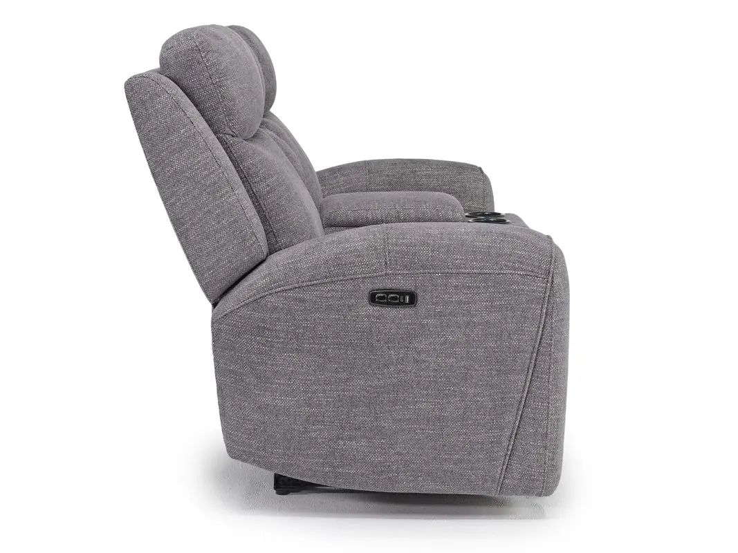 Mia 2 Power Console Loveseat - Image 4