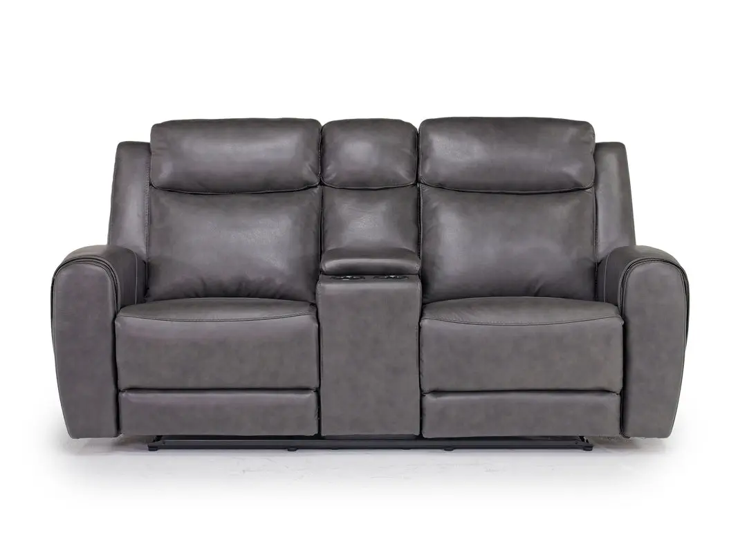 Mia Reclining Console Loveseat - Image 10