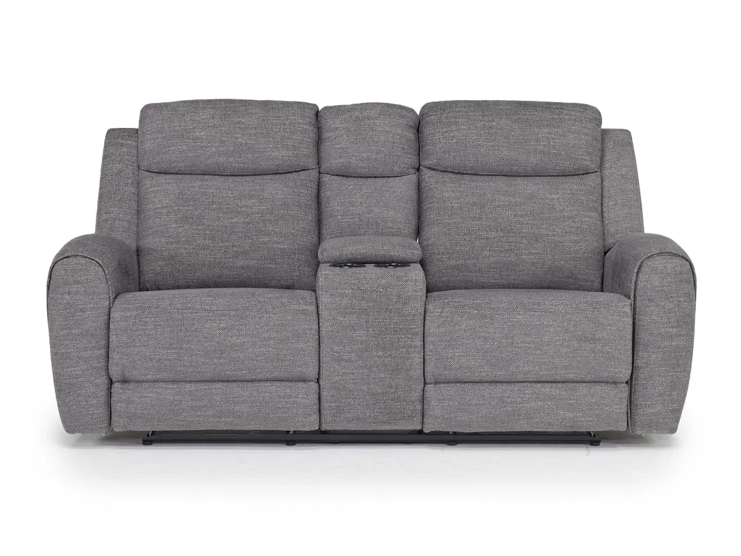Mia Reclining Console Loveseat - Image 3