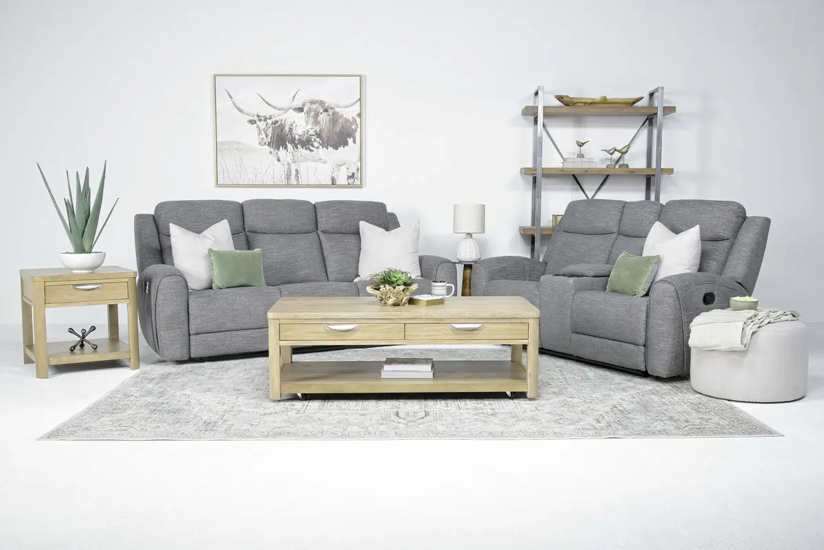 Mia Reclining Console Loveseat - Image 6