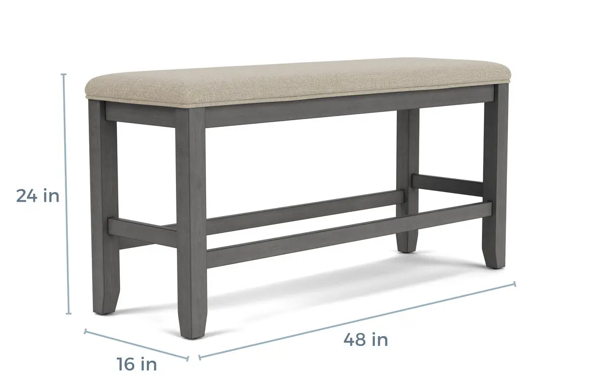 Miami Counter Height Bench - Image 10