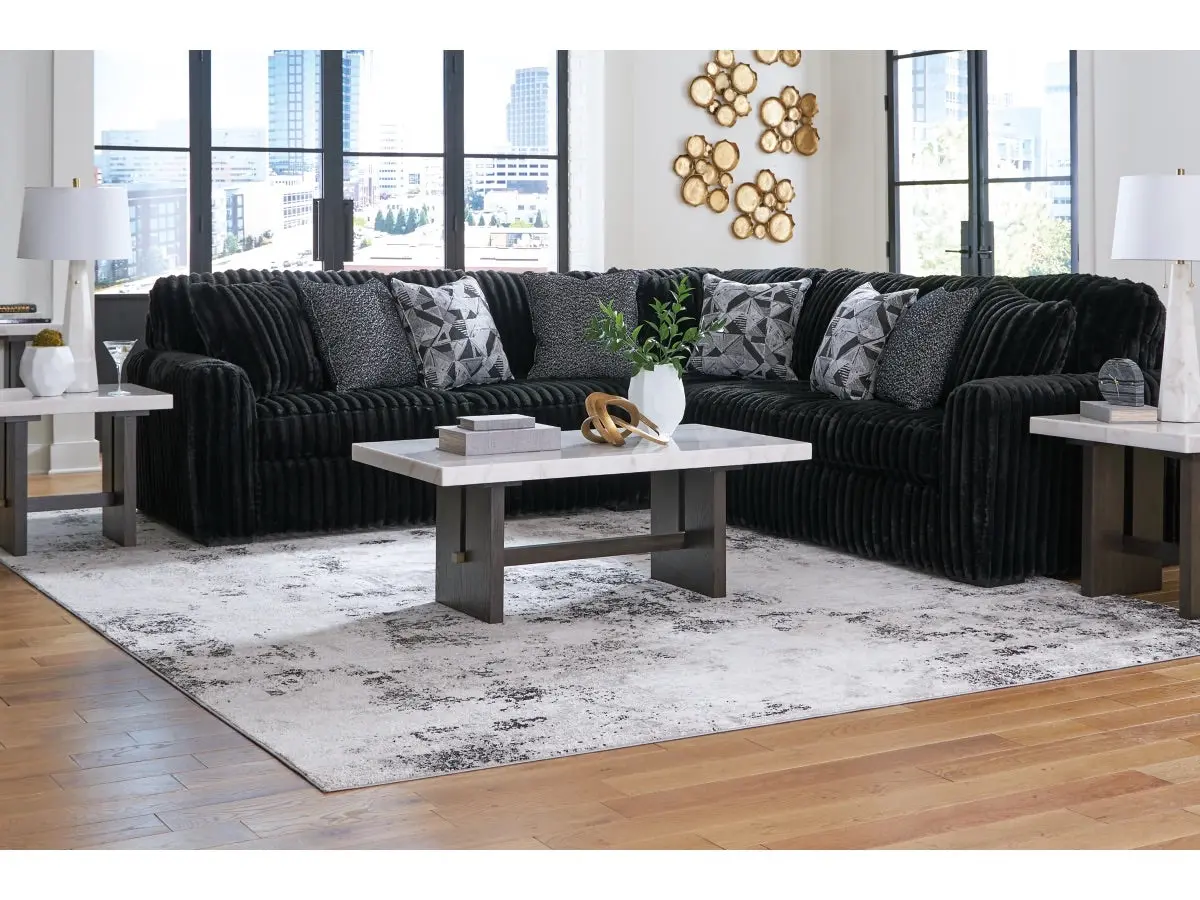 Midnight Madness 3 Piece Sectional - Image 6