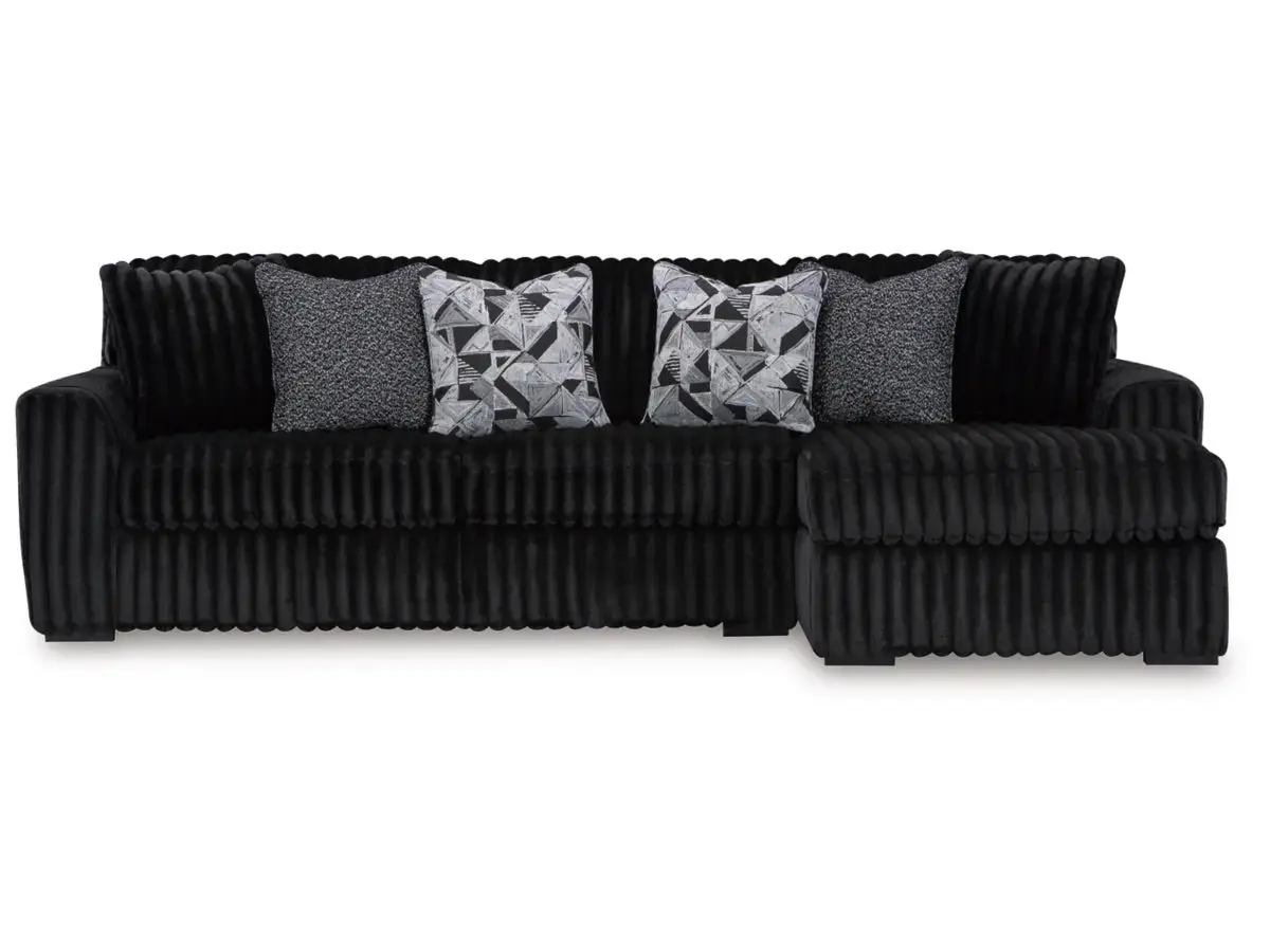 Midnight Madness Sofa Chaise Sectional - Image 8