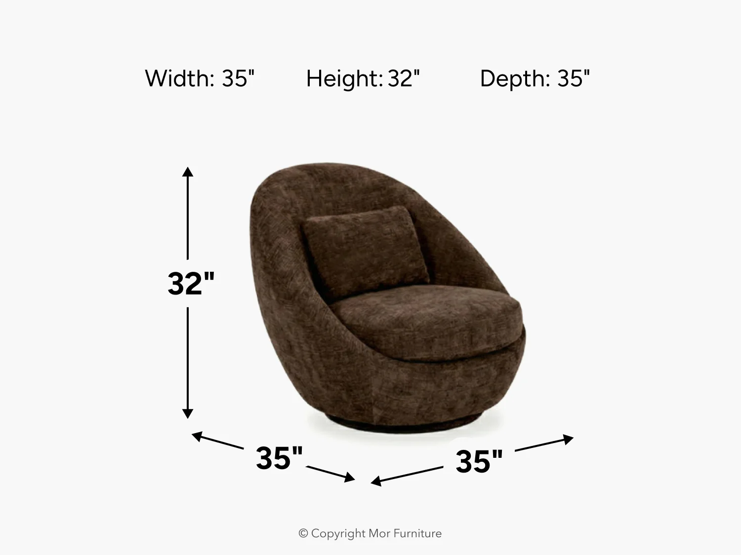 Millie Swivel Chair - Image 2
