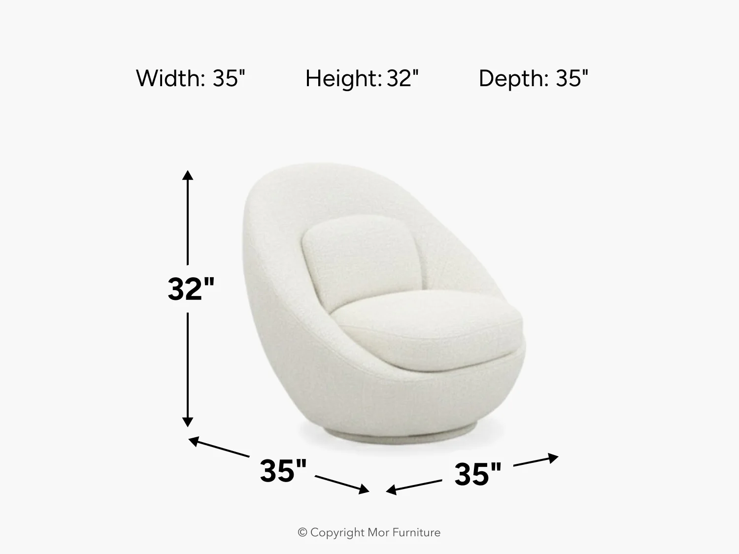 Millie Swivel Chair - Image 4
