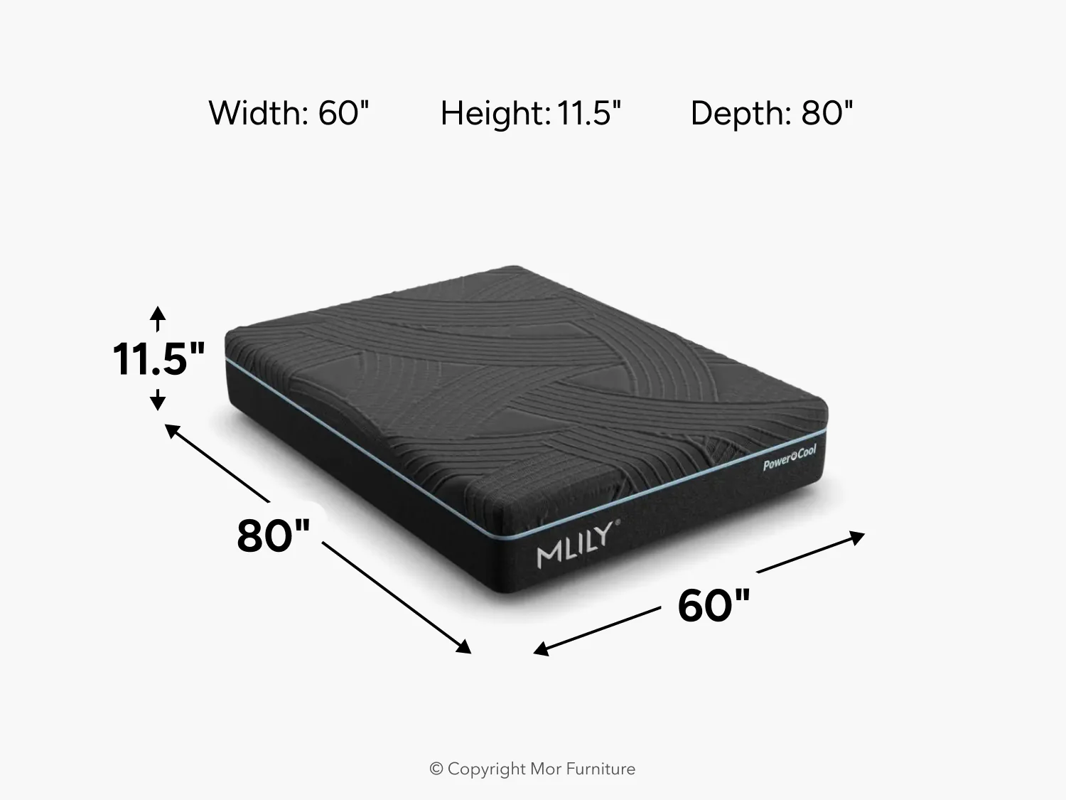 Mlily 11.5 Inch Powercool Firm Hybrid Mattress - Image 12