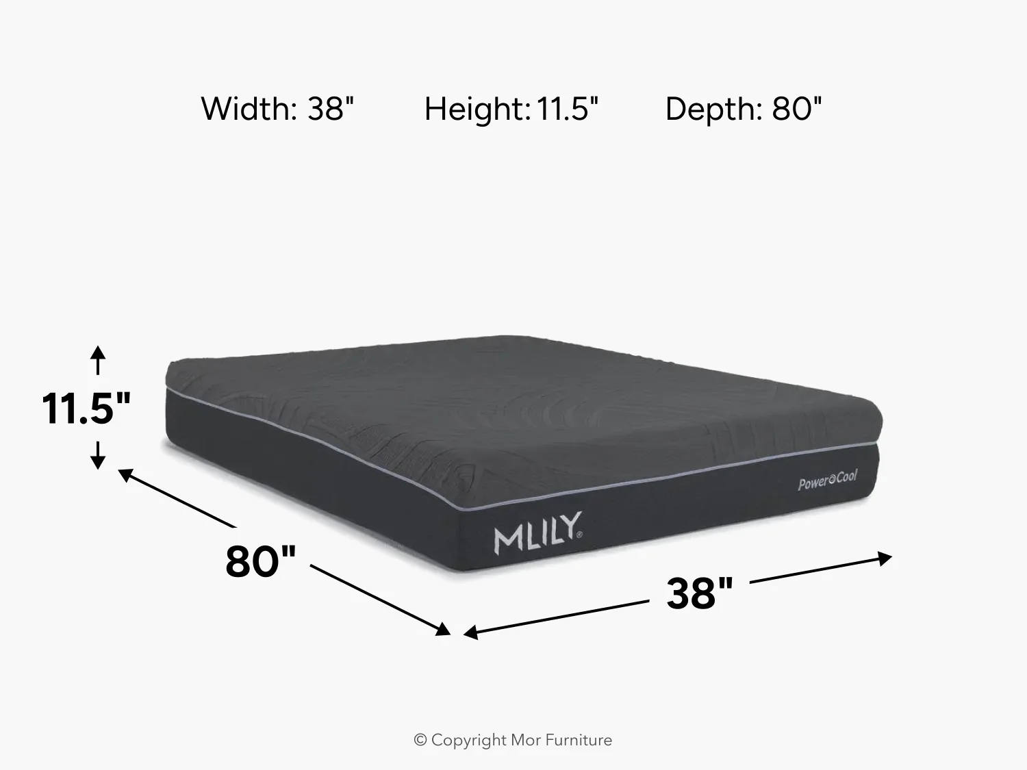 Mlily 11.5 Inch Powercool Firm Hybrid Mattress - Image 24