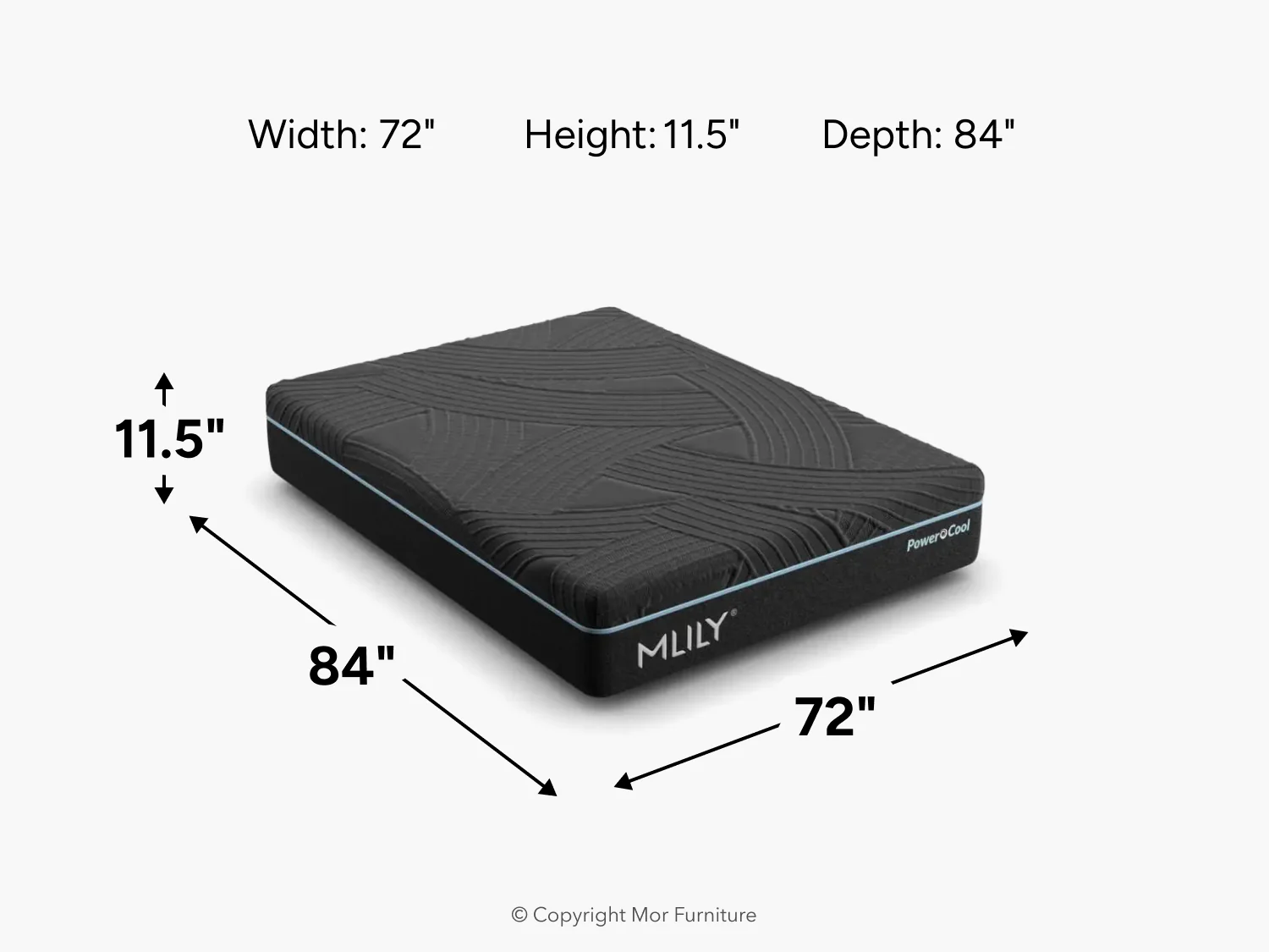 Mlily 11.5 Inch Powercool Firm Hybrid Mattress - Image 34